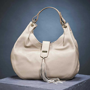 FANTASTIC DESIGNER HOBO BAG GENUINE CALF LEATHER